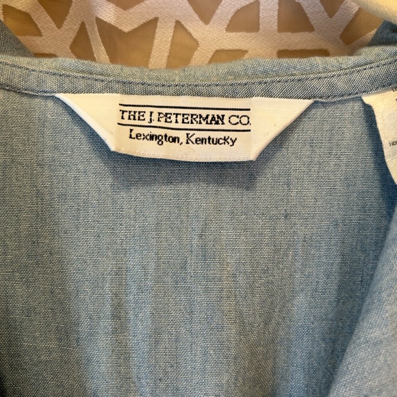 J. Peterman Rare Vintage Chambray Sailor Dress - Picture 5 of 16